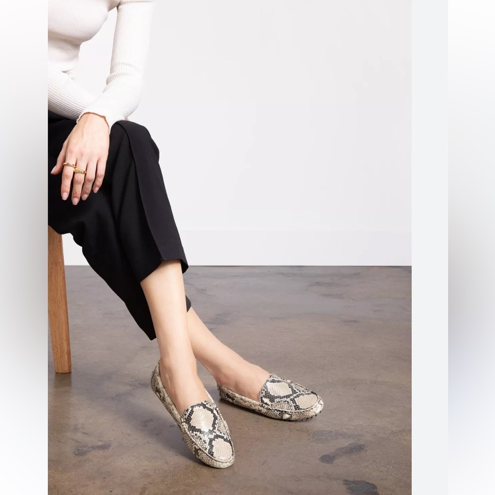 M.Gemi The Felize Snake Moccasins Driving Shoes - Picture 2 of 16